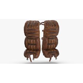 3D Ice Hockey Goalie Pads 02 model